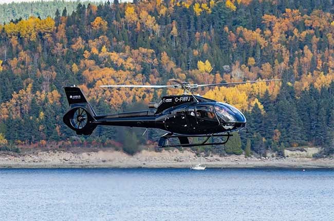 Aviation Peak Inc helicopter charters based near Saguenay Quebec